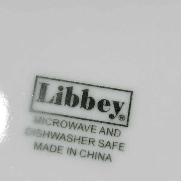 Libbey Appetizer White Square Plates Set Of 8 - Picture 5 of 5